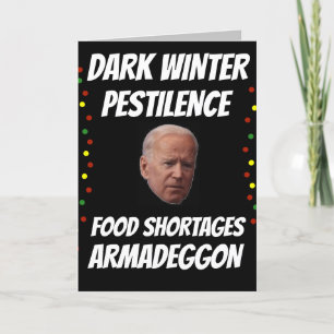 TARJETA DE AGRADECIMIENTO JOE BIDEN FUNNY NAVIDADES CARTA