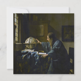 Tarjeta De Agradecimiento Johannes Vermeer - El astrónomo