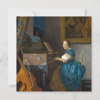 Johannes Vermeer - Lady sentada en un Virginal