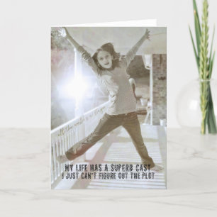 Tarjeta De Agradecimiento JOY TO THE WORLD Greeting Card
