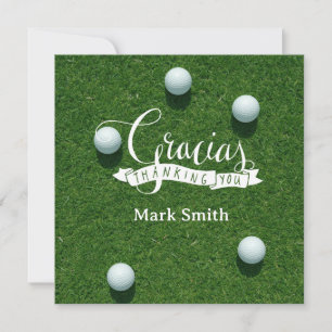 Tarjeta De Agradecimiento Jubilación de golf para golfista Gracias