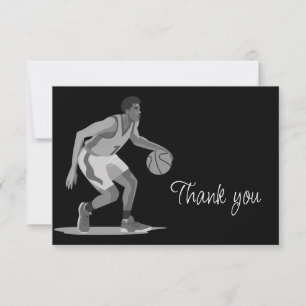Tarjeta De Agradecimiento Juego de Baloncesto Gracias