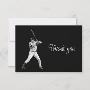 Tarjeta De Agradecimiento Juego de béisbol Gracias