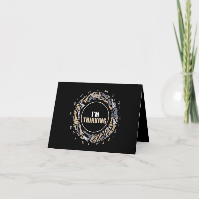 Tarjeta De Agradecimiento Jugador de ajedrez Nerd Chess Lover Gift (Anverso)