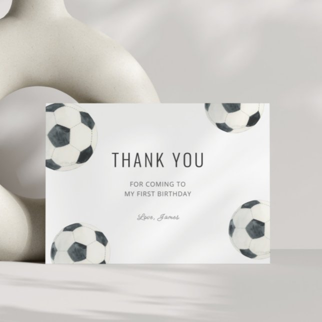 Tarjeta De Agradecimiento Jugador de fútbol Jueves Cumpleaños (Subido por el creador)