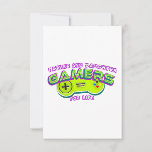 Tarjeta De Agradecimiento Jugadores de padre e hija por la vida