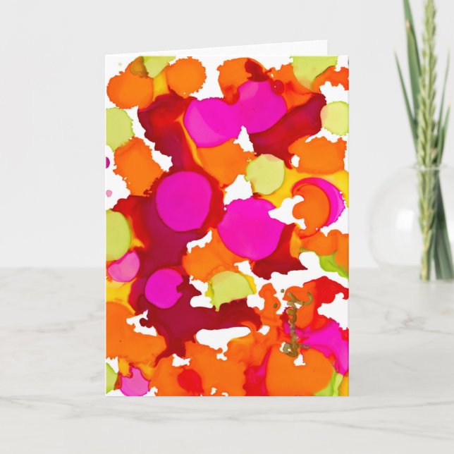 Tarjeta De Agradecimiento Jumble Joy Lovitude Blank Note Card (Anverso)