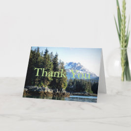 Tarjeta De Agradecimiento Juneau le agradece cardar