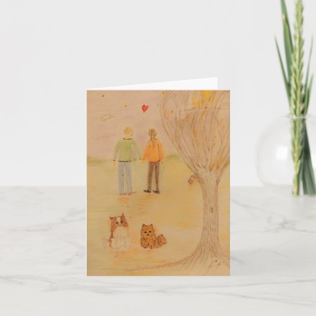 Tarjeta De Agradecimiento Juntos (Anverso)