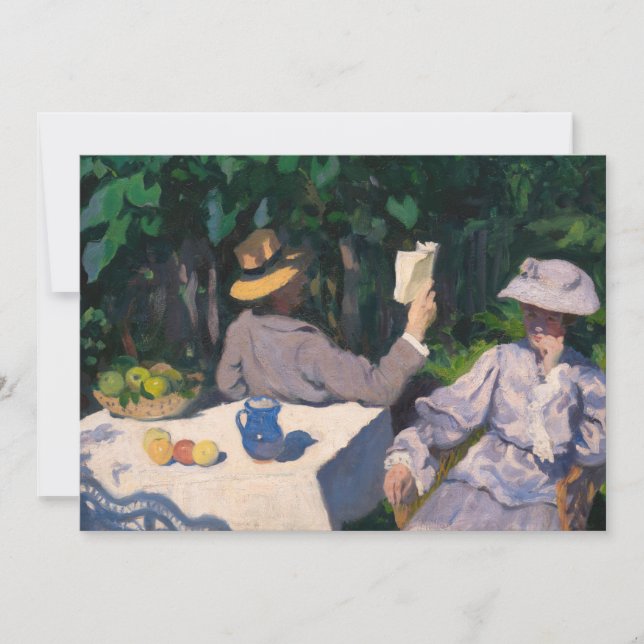 Tarjeta De Agradecimiento Károly Ferenczy - Mañana Soleada (Anverso)