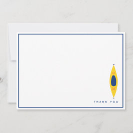 Tarjeta De Agradecimiento Kayak