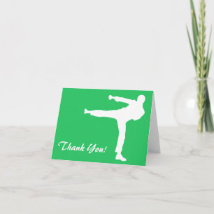 Tarjeta De Agradecimiento Kelly Green Martial Arts