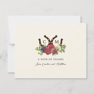 Tarjeta De Agradecimiento Kentucky Derby Inspired Boda