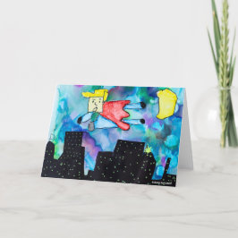 Tarjeta De Agradecimiento KidsArt para CHOC - Super Hero