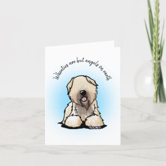 Tarjeta De Agradecimiento KiniArt Cañón de abrigo blando de ruedas Terrier C