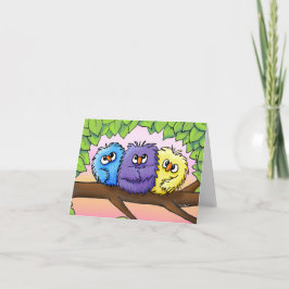 Tarjeta De Agradecimiento KiniArt Ditzy Chicks