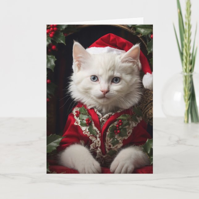 Tarjeta De Agradecimiento Kitty Saanta (Anverso)