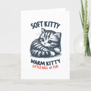 Tarjeta De Agradecimiento Kitty suave
