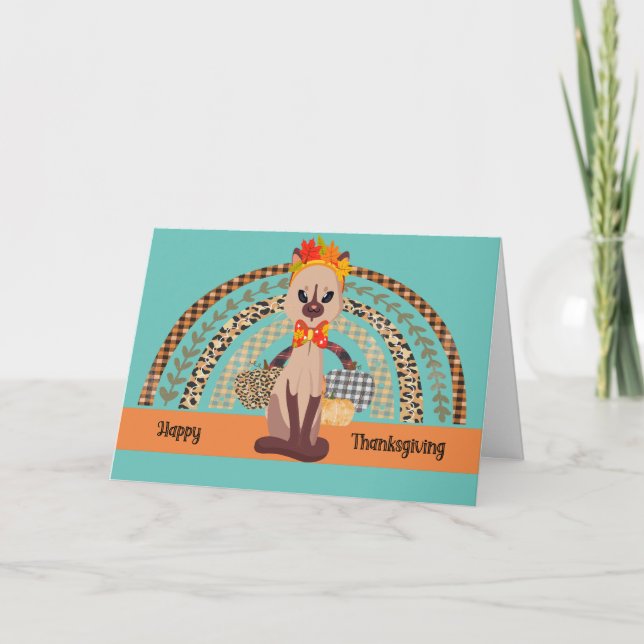 Tarjeta De Agradecimiento Kitty Te Ama La Carta De Acción De Gracias (Anverso)