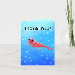 Tarjeta de agradecimiento (krill)