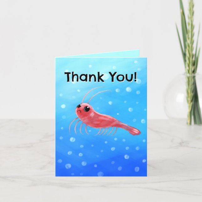 Tarjeta de agradecimiento (krill) (Anverso)