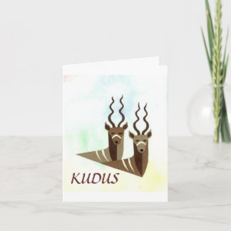 Tarjeta De Agradecimiento Kudus/alabanzas para un trabajo Notecard bien