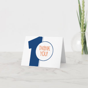 Tarjeta De Agradecimiento La 1ra fiesta de cumpleaños de la cadera le
