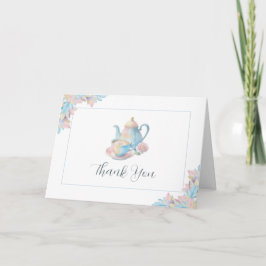 Tarjeta De Agradecimiento La amor está preparando la ducha nupcial