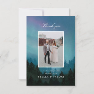 Tarjeta De Agradecimiento La aurora le agradece