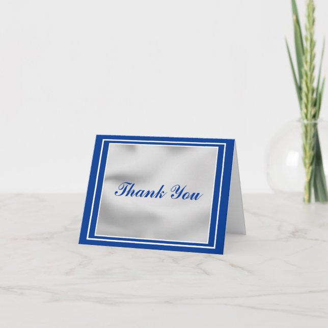 Tarjeta De Agradecimiento La barra elegante Mitzvah le agradece cardar - (Anverso)
