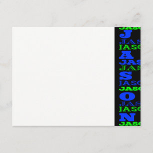 Tarjeta De Agradecimiento La barra moderna fresca Mitzvah de JASON le
