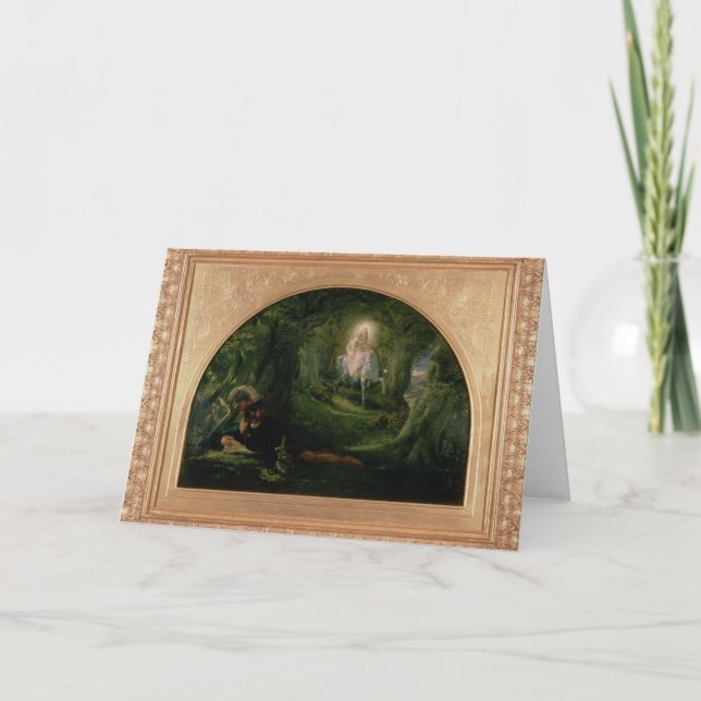 Tarjeta De Agradecimiento La Belle Dame Sans Merci (Anverso)