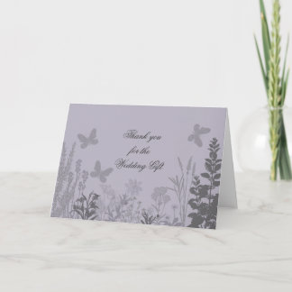 Tarjeta De Agradecimiento La belleza de la boda le agradece cardar