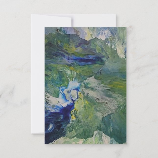 Tarjeta De Agradecimiento La belleza de la naturaleza (Anverso)