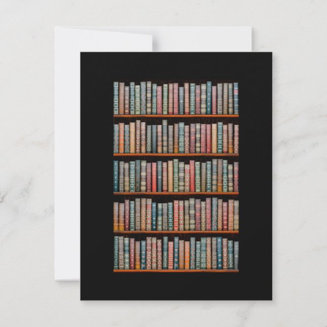 Tarjeta De Agradecimiento La Biblioteca (Anverso)