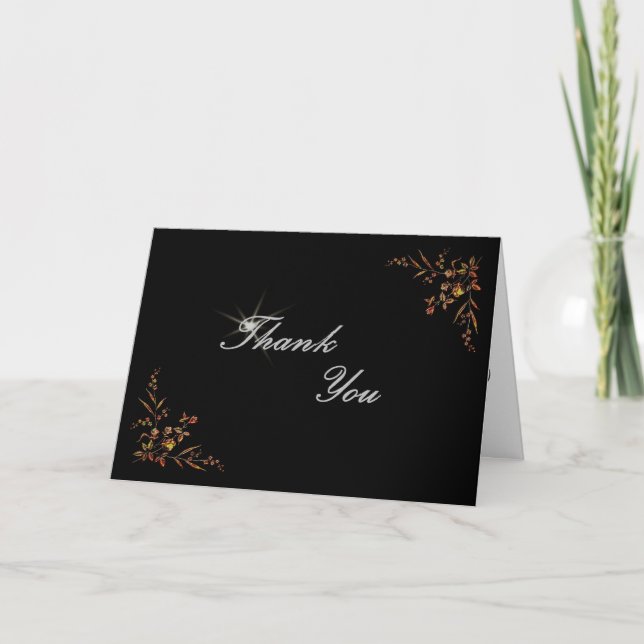 Tarjeta De Agradecimiento La boda, atención le agradece (Anverso)