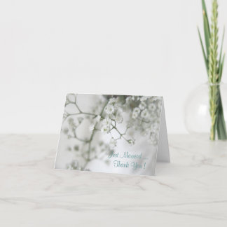 Tarjeta De Agradecimiento La boda de la pureza le agradece cardar