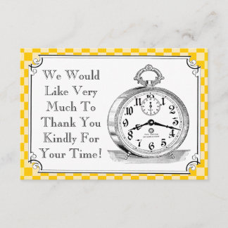 Tarjeta De Agradecimiento La boda del tablero de damas de Steampunk le