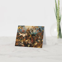 La caída de los ángeles rebeldes por Pieter Bruege