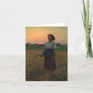 Tarjeta De Agradecimiento La canción del Lark de Jules Adolphe Breton