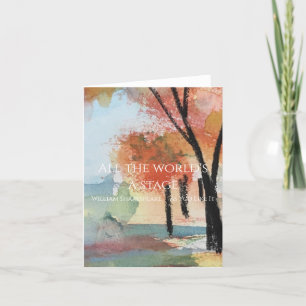 Tarjeta De Agradecimiento La carta de cotizaciones en escena de todo el mund