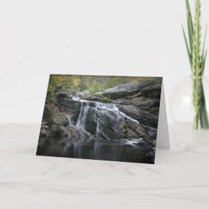 Tarjeta De Agradecimiento La cascada le agradece cardar