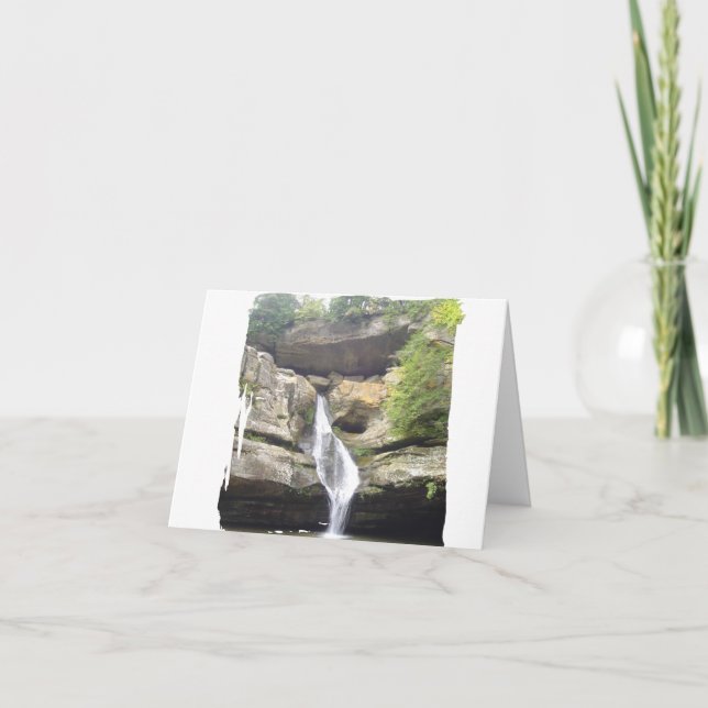 Tarjeta De Agradecimiento La cascada magnífica le agradece (Anverso)