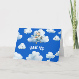 Tarjeta De Agradecimiento La celebración de Teddy a una milla de altura: 1er