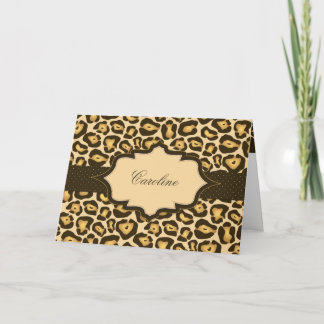 Tarjeta De Agradecimiento La cinta de Jaguar le agradece