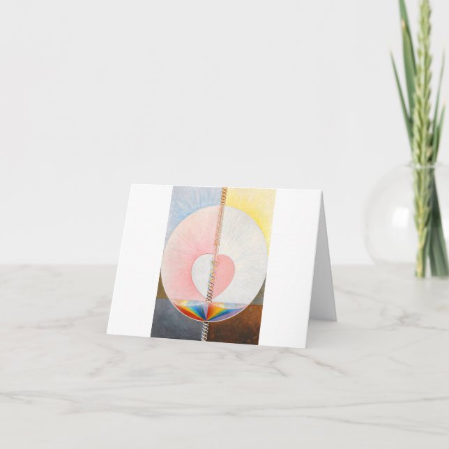 Tarjeta De Agradecimiento La cocina de Hilma af Klint (Anverso)
