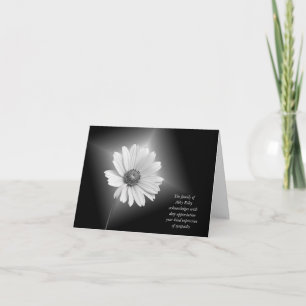 Tarjeta De Agradecimiento La condolencia le agradece de la familia