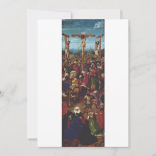Tarjeta De Agradecimiento La Crucifixión de Van Eyck