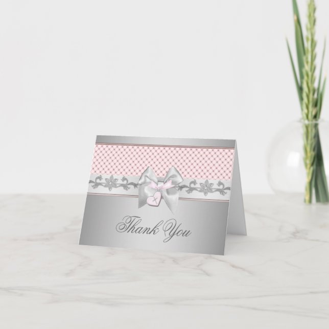 Tarjeta De Agradecimiento La cruz rosada del arco le agradece