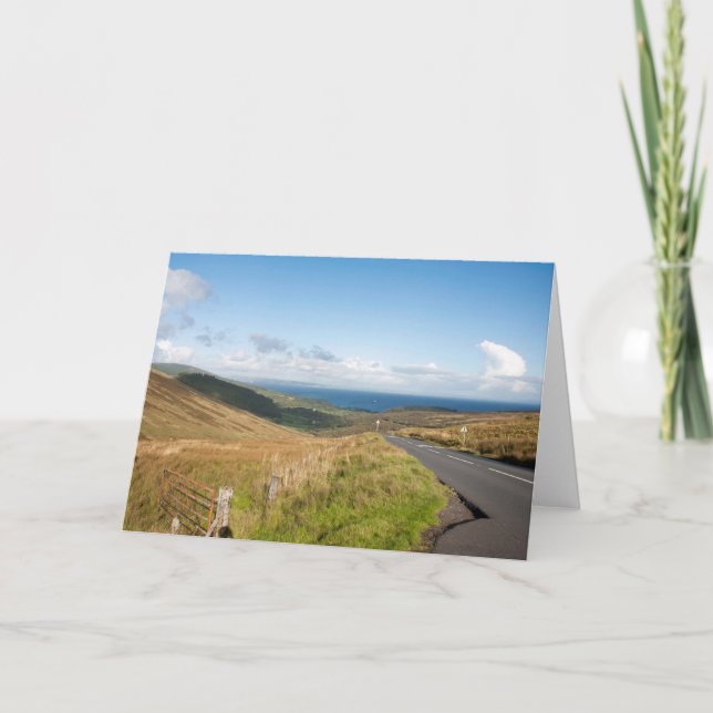 Tarjeta De Agradecimiento La cuerda en la isla de Arran (Anverso)